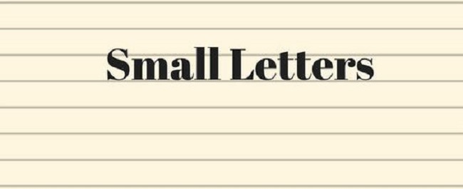 small letters Small letters