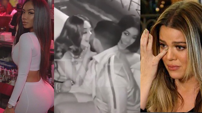 Tristan was seen kissing a woman