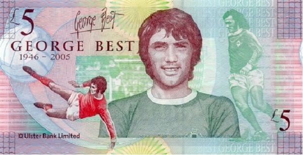 5 pounds note- currency of Northern Ireland 5 pounds note- the currency of Northern Ireland