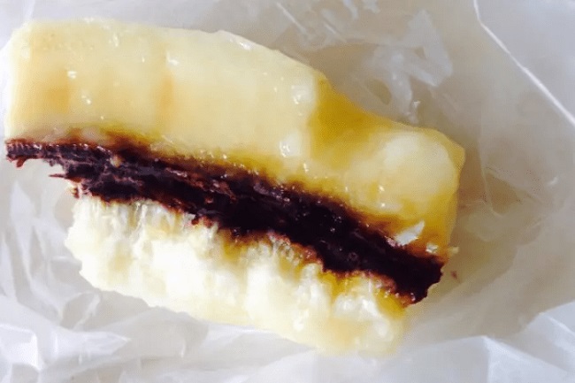 Fungal contaminated banana Fungal contaminated banana