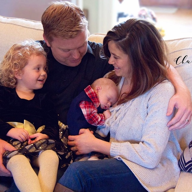 Rudeen with her family Rudeen with her family