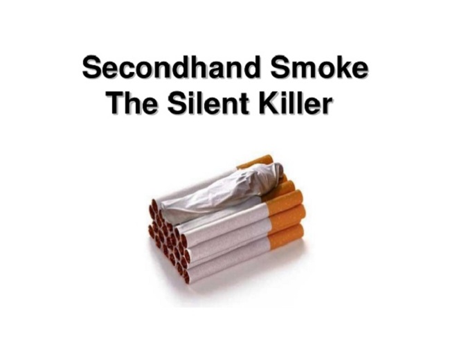Second hand smoke the silent killer Second hand smoke the silent killer