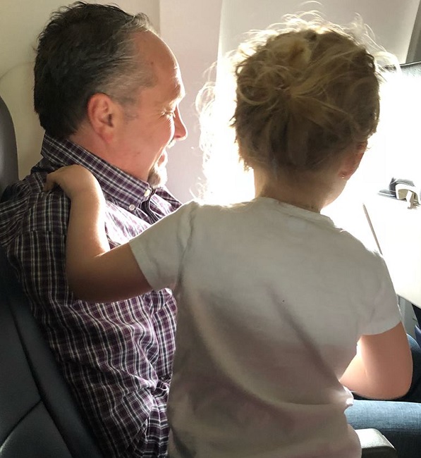 stranger playing during the trip stranger playing during the trip