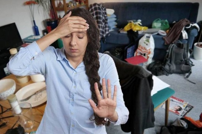 Stressed woman Stressed woman