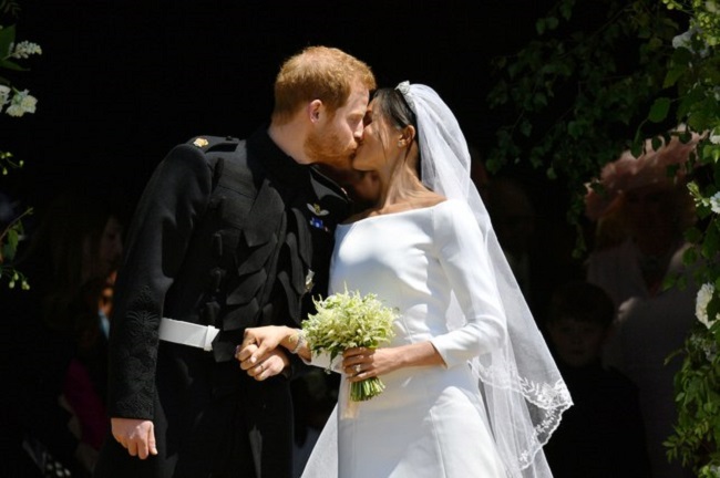The bouquet was handpicked by Prince Harry The bouquet was handpicked by Prince Harry