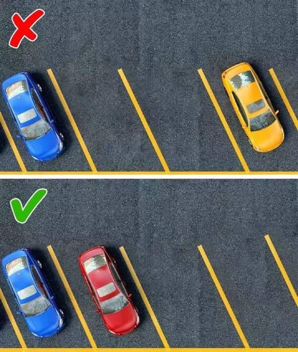 Even In An Empty Car Park We Park Near A Car