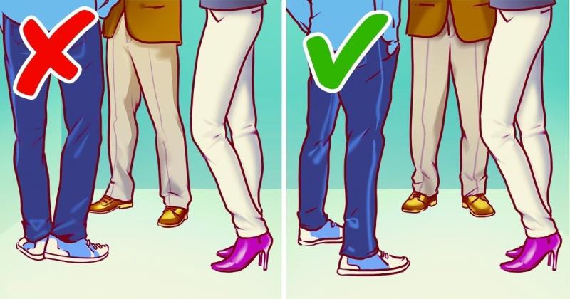 We Point Our Feet Toward The Person We Are Interested In