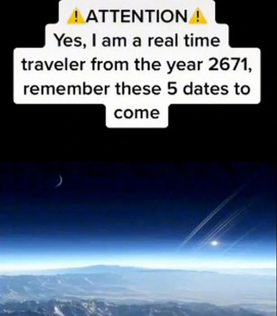 The TikTok account’s announcements ask people to remember 5 specific dates The TikTok account’s announcements ask people to remember 5 specific dates