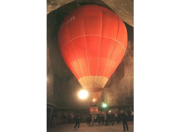 A world record for underground ballooning was recorded in 2000 in the mine A world record for underground ballooning was recorded in 2000 in the mine