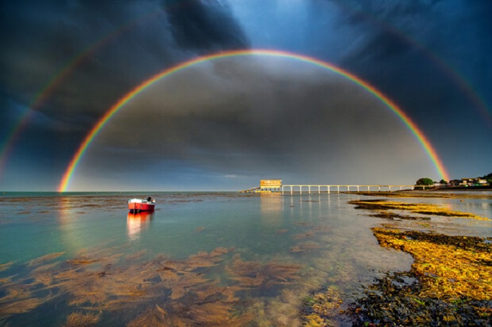 Departing Storm Over Bembridge Lifeboat Station: designated Public Favorite
