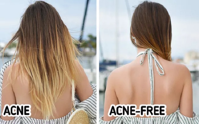 Don’t let your long hair hang rest on your back