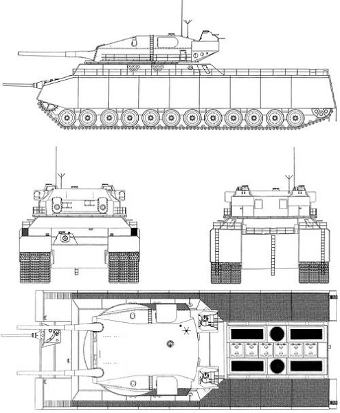 Edward Grotte designed this behemoth tank Edward Grotte designed this behemoth tank
