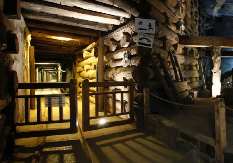 Miners would pray before beginning the dangerous mining operations