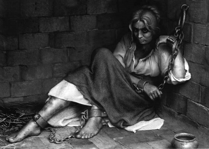 The prison was in an icy-cold location The prison was in an icy-cold location