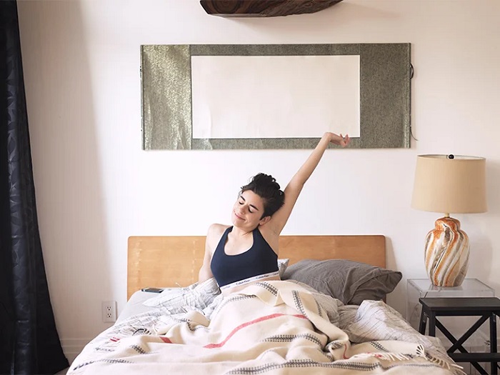 Wake up at the same time in the morning