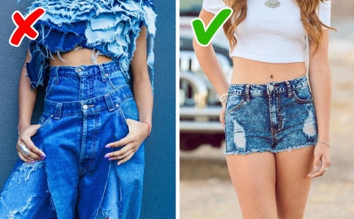 she wears fewer clothes she wears fewer clothes