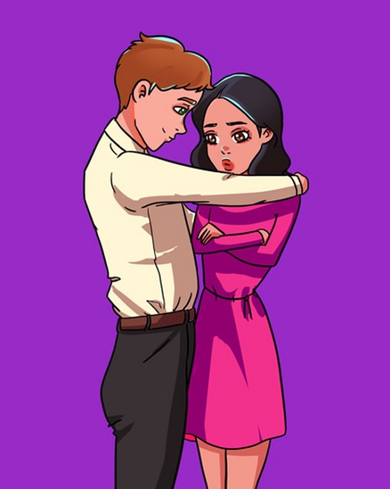 Striking closed-off poses