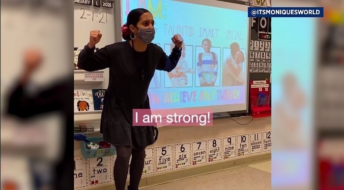 The video quickly gained thousands of views and comments of praise