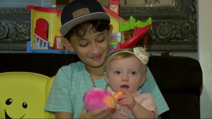 Ashly’s fiancé had already gone to work, and she was all alone at home with her first son Jayden