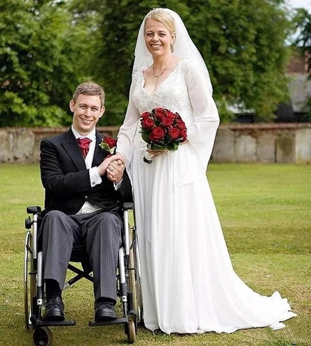 Martin met the love of his life and future wife Joanna just a year later