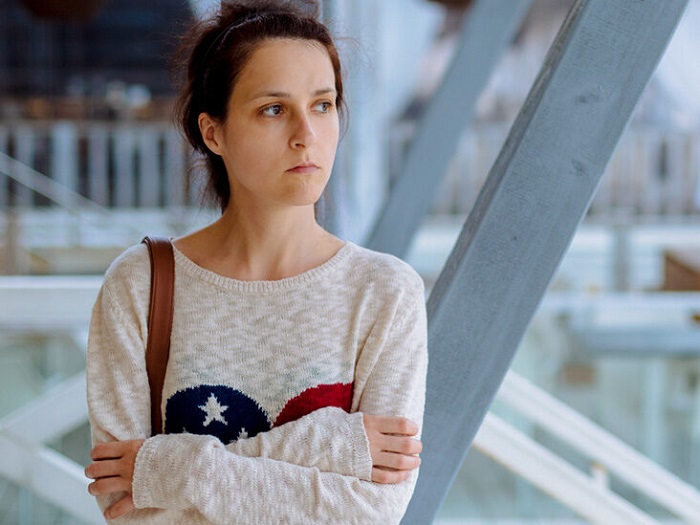 Feeling hopeless or sad and having a negative outlook on life