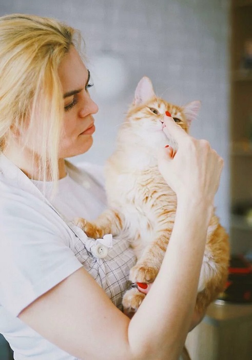 If your cats lick you, then they love you a lot If your cats lick you, then they love you a lot