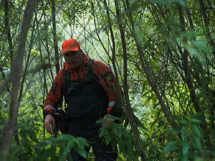 Lyuda hugged her rescuers tight as soon as she saw them