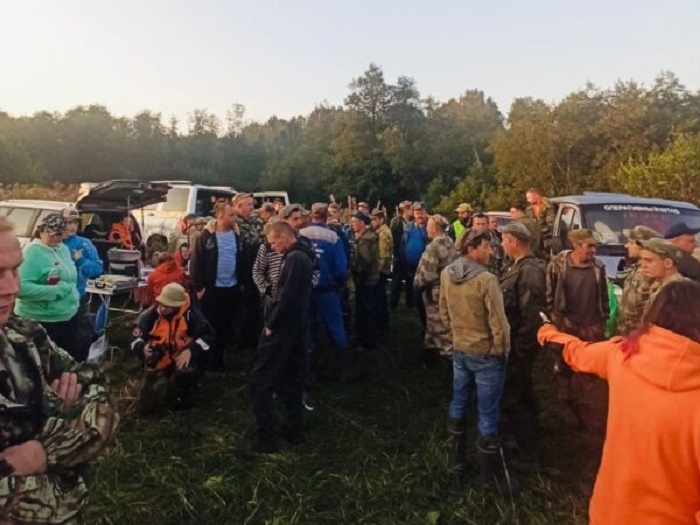 Rescuers carried her to the edge of the forest, and she was immediately sent to the hospital