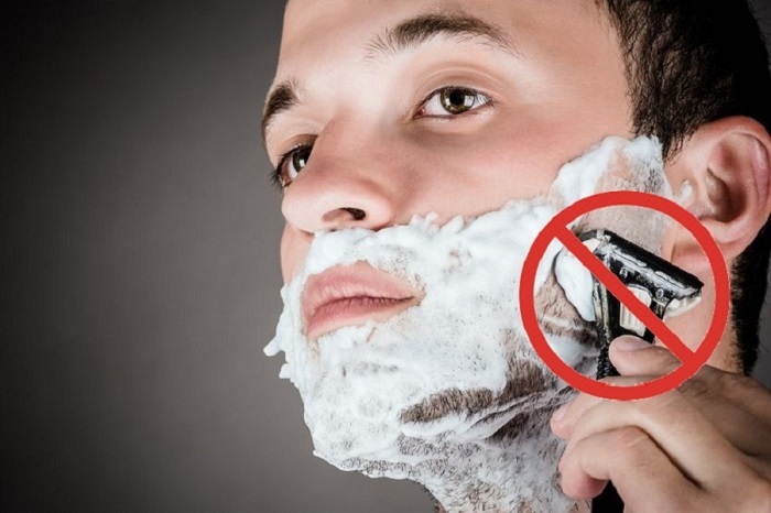 Shaving or trimming the beard is considered a sin or taboo in some religious groups.