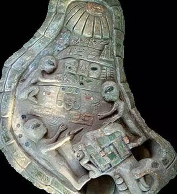 Are these archaeological pieces of ancient art evidence about extra-terrestrial life