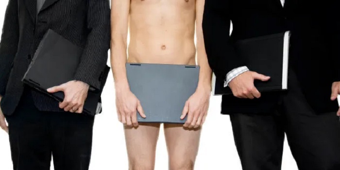 Being naked or being barely clothed in your dreams