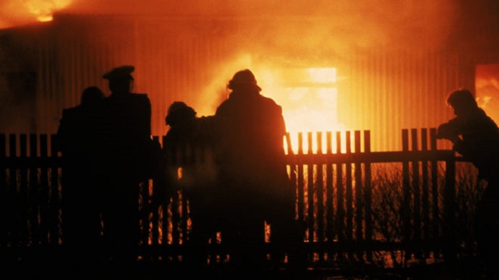 The Dexter Fire Department were the first ones to arrive at the scene The Dexter Fire Department were the first ones to arrive at the scene