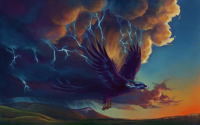 The Native American myth about Thunderbirds The Native American myth about ‘Thunderbirds.’