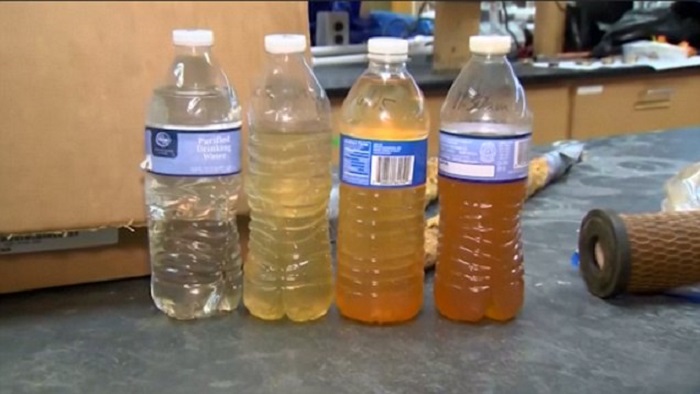 Bottled water can sometimes be contaminated