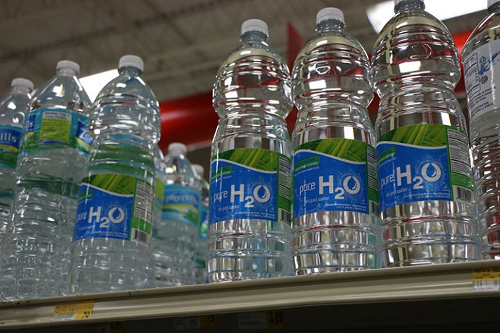 Bottled water is expensive to buy