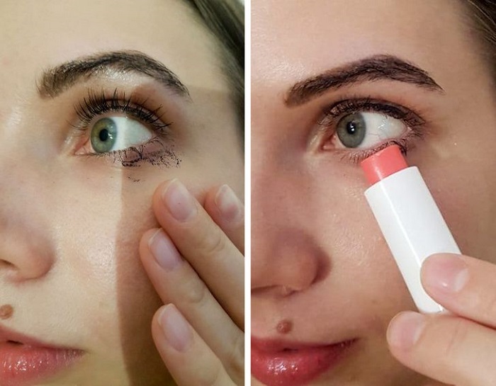 To remove mascara from the skin surrounding your eyes if it gets on there by accident