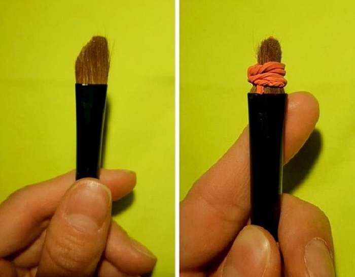 When you don’t have the correct makeup brush