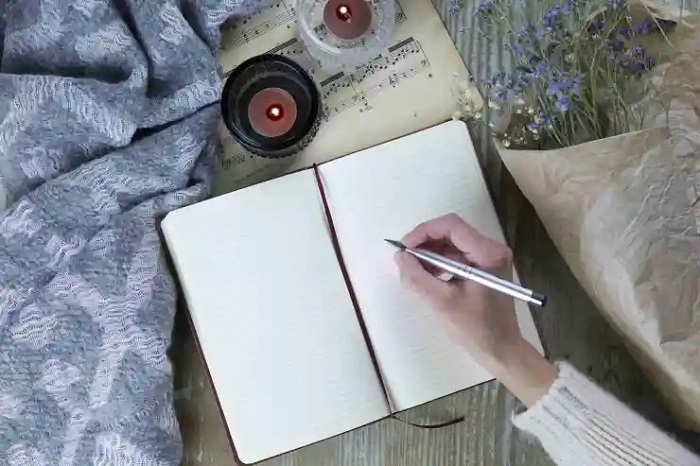 Write down how you feel in a journal or diary
