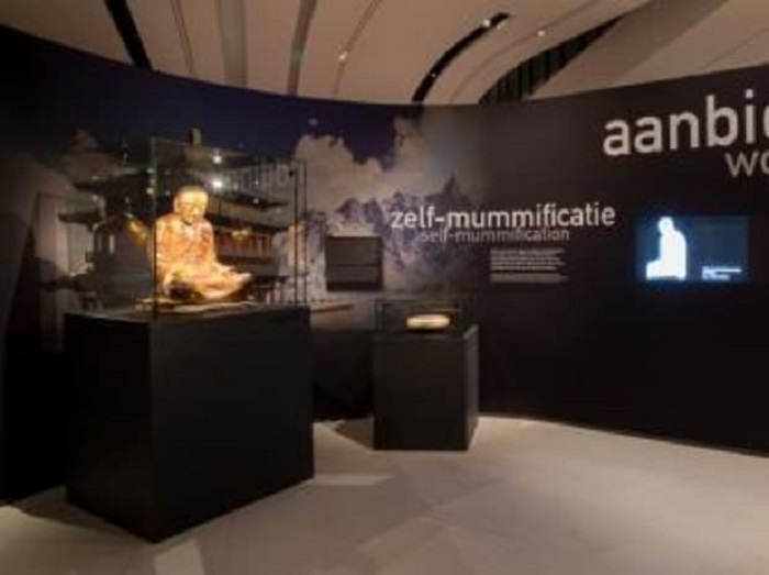 The monk lived 1,000 years ago and tried to become a “living Buddha.”