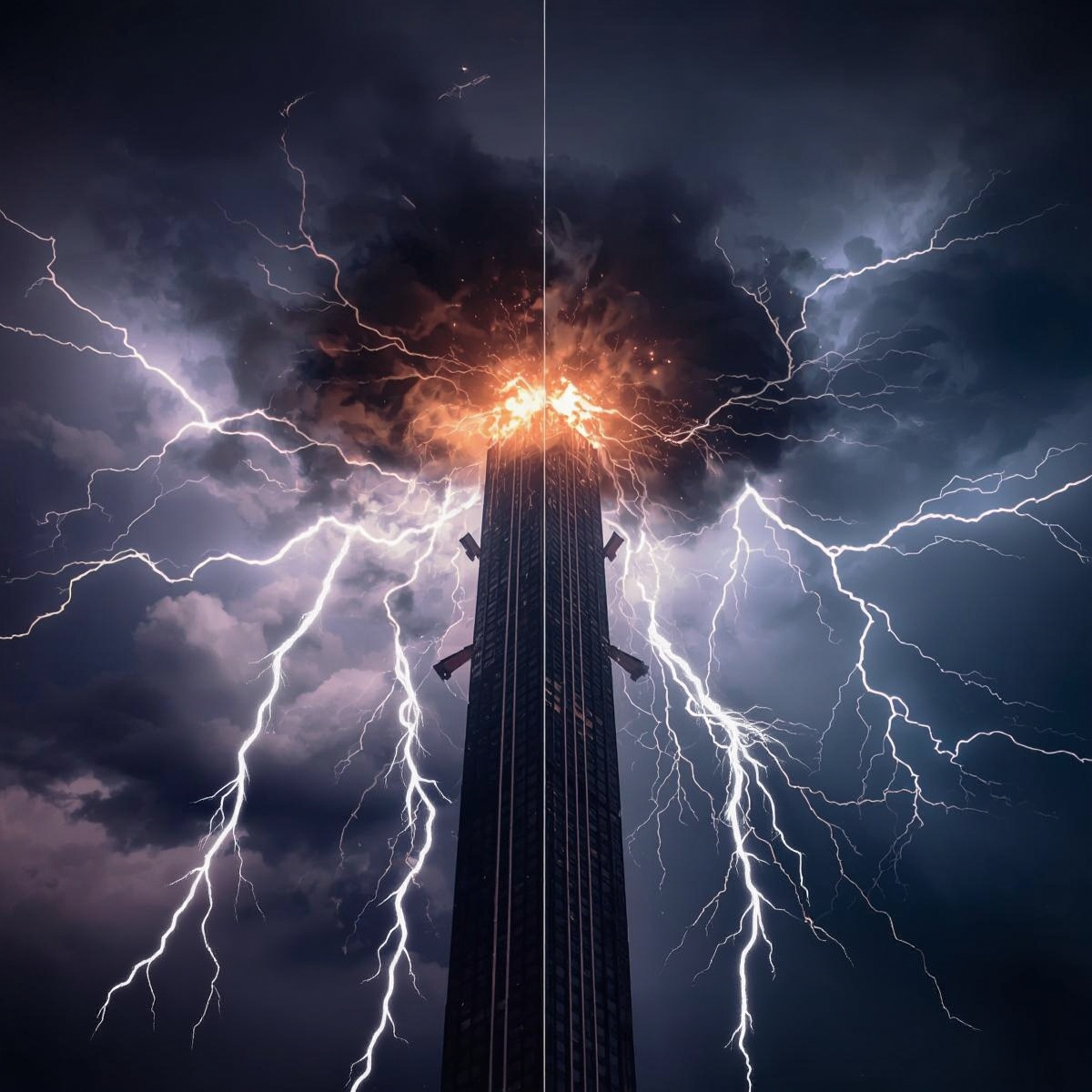 Lightening never strike the same place twice is a big myth Lightening never strike the same place twice is a big myth