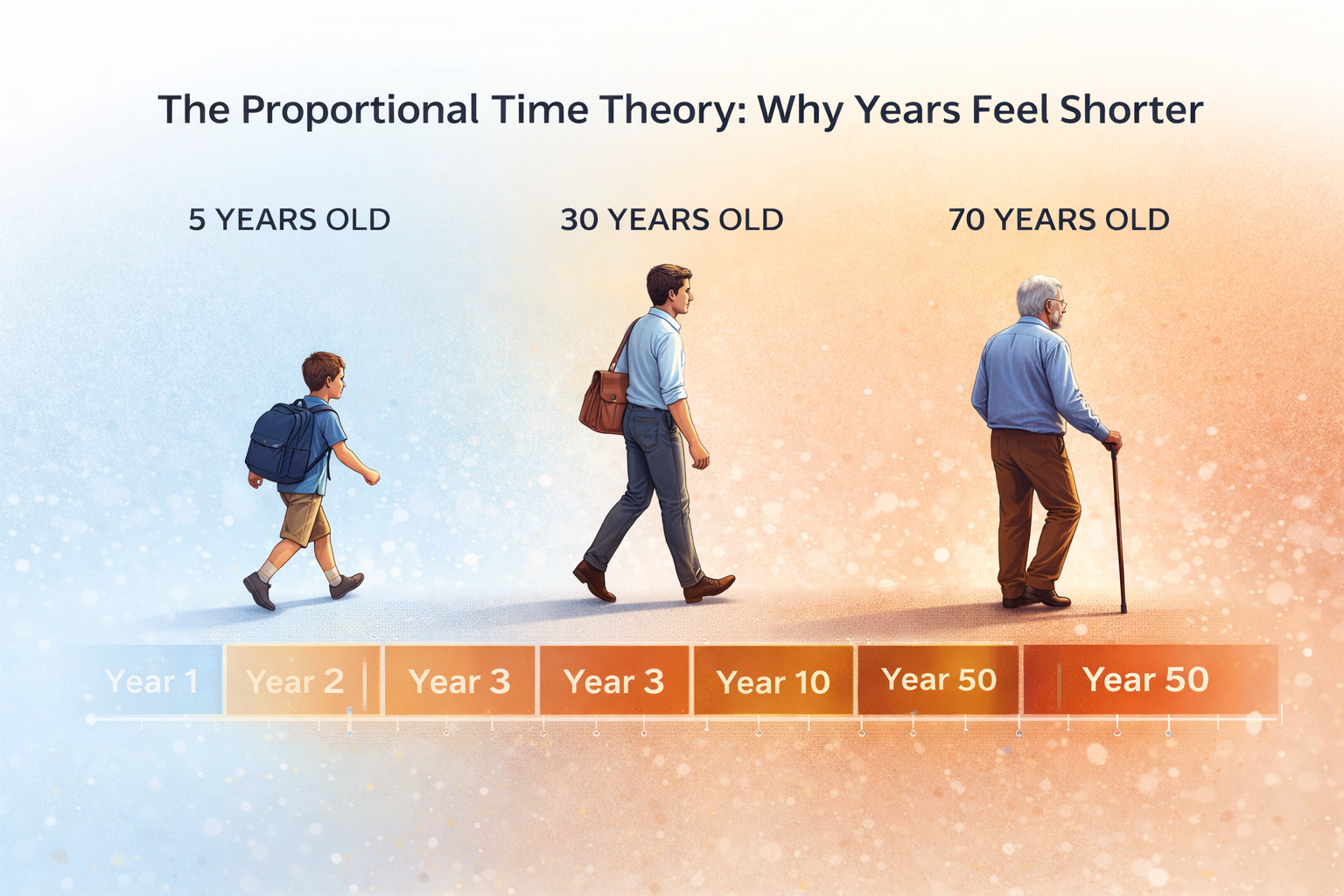 The Proportional Time Theory Why Years Feel Shorter